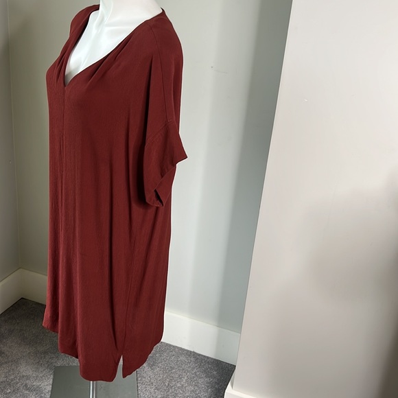 Madewell Novel V-Neck Short Viscose dress size large - Picture 4 of 8